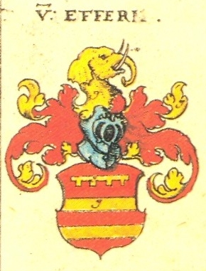 Vollwappen von Efferen (Siebmachers Wappenbuch 1605/1609)